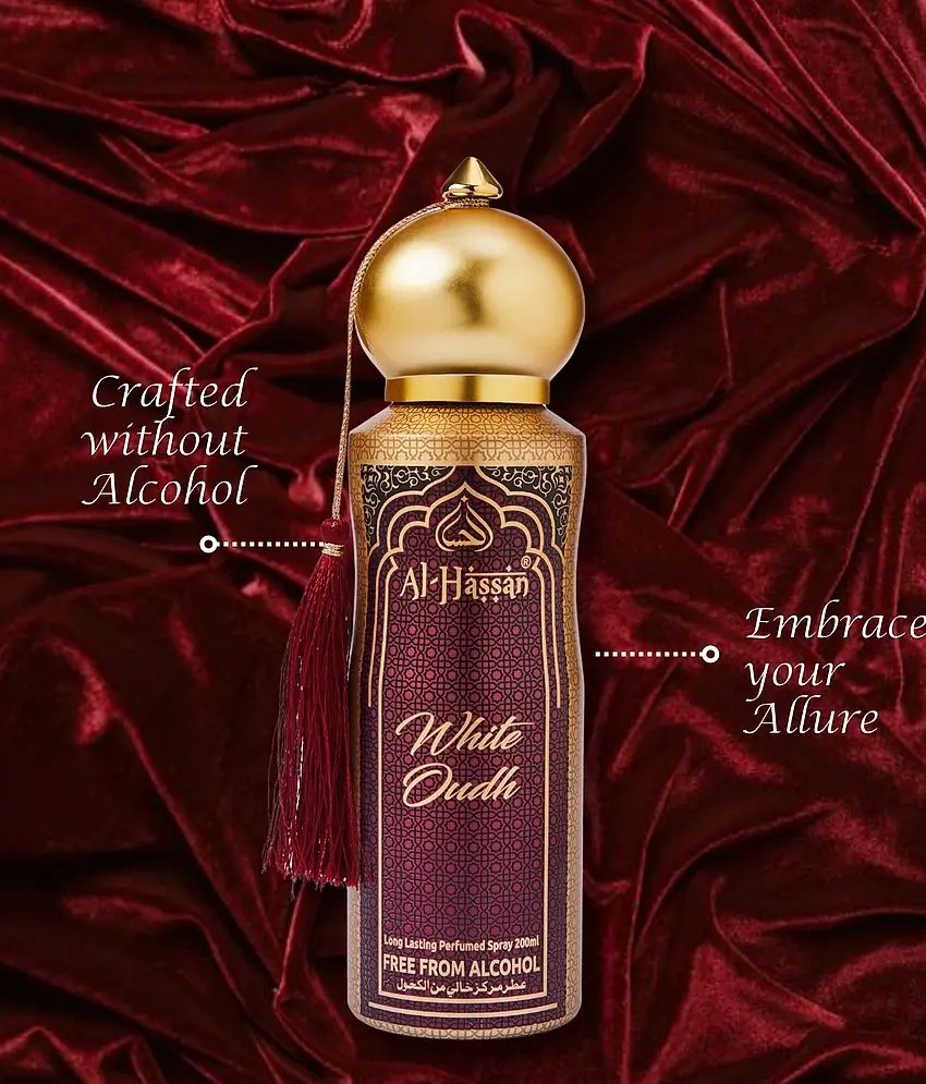 Al-Hassan White Oud Deo 200ml