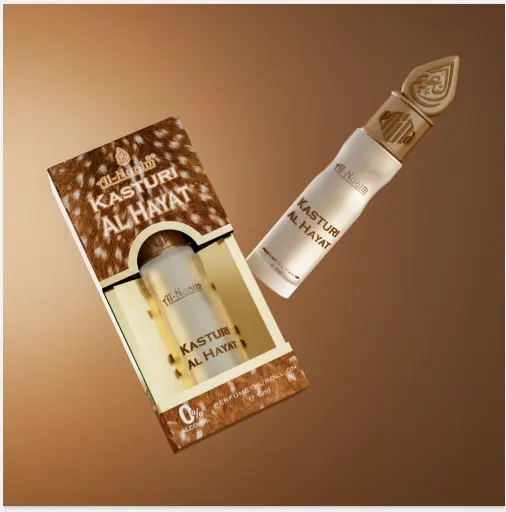 Al-Nuaim Kasturi Hayat 6ml attar (Non-alcoholic) Set of 12pcs