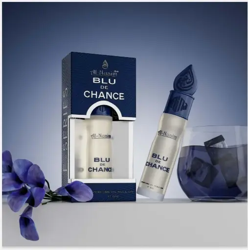 Al-Nuaim Blu of Chance 6ml Attar (Non-alcoholic) Set of 12pcs