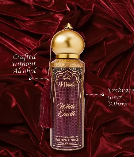Al-Hassan White Oud Deo 200ml