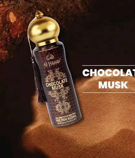 Al-Hassan Chocolate Musk Deodorant 200ml 